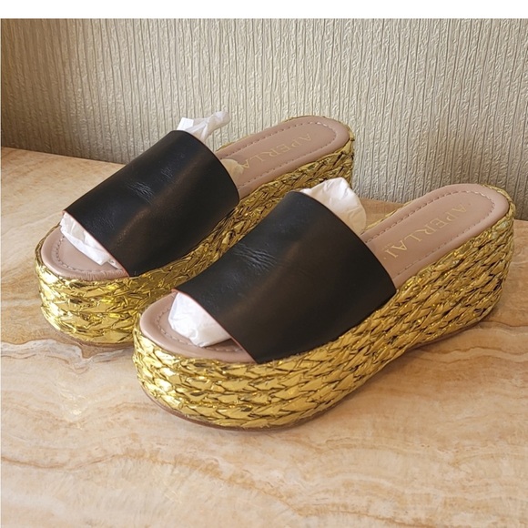 ⭐️🌴In box APERLAI Paris Platform Sandals - Picture 2 of 11